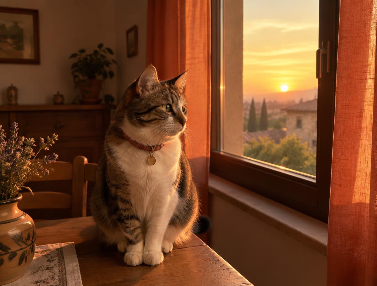 Luna, gatto ricordato su Sempre Accanto